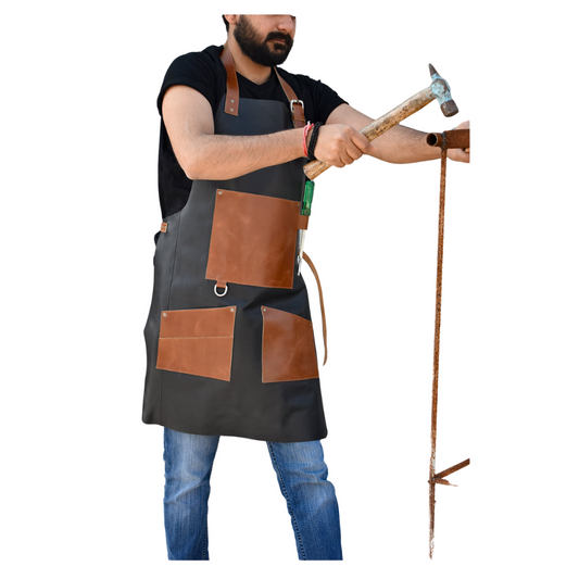 Cowhide Crafters Real Leather Apron for Men's